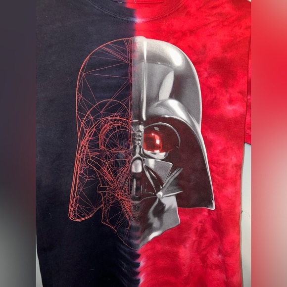 Disney Parks Star Wars Darth Vader Tie-Dye T-Shirt Medium - Picture 4 of 4